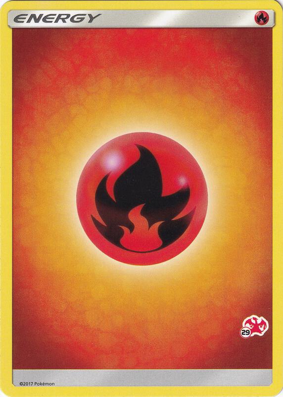 Fire Energy (#29 Charizard Stamped) Pokemon card from Battle Academy