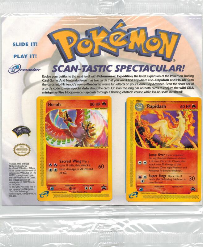 Scan-Tastic Spectacular Promo Pack [Ho-oh & Rapidash] Pokemon card from WoTC Promo
