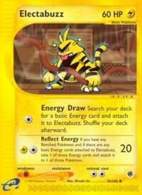 Electabuzz Pokemon card from Expedition