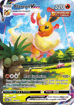 Flareon VMAX (S-P/ID 199) Sword & Shield Indonesian Promos ID