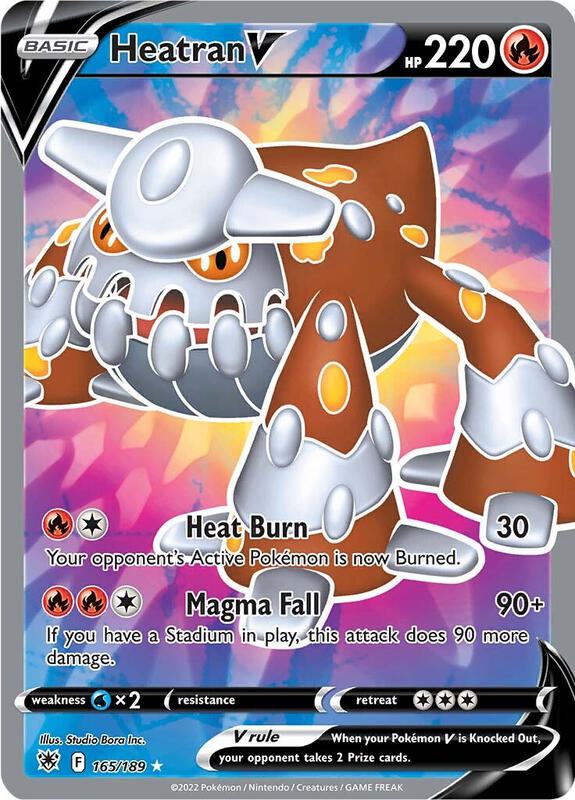 Heatran V (Full Art) Pokemon card from SWSH10: Astral Radiance