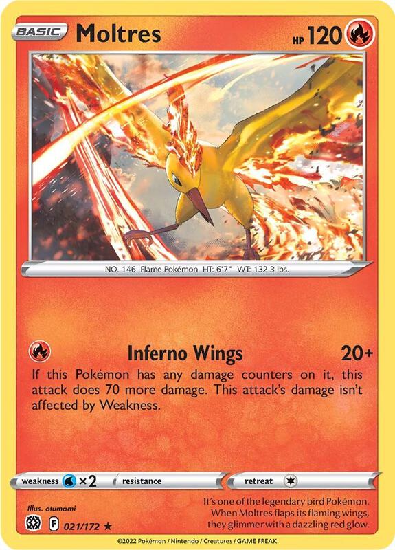 Moltres Pokemon card from Deck Exclusives