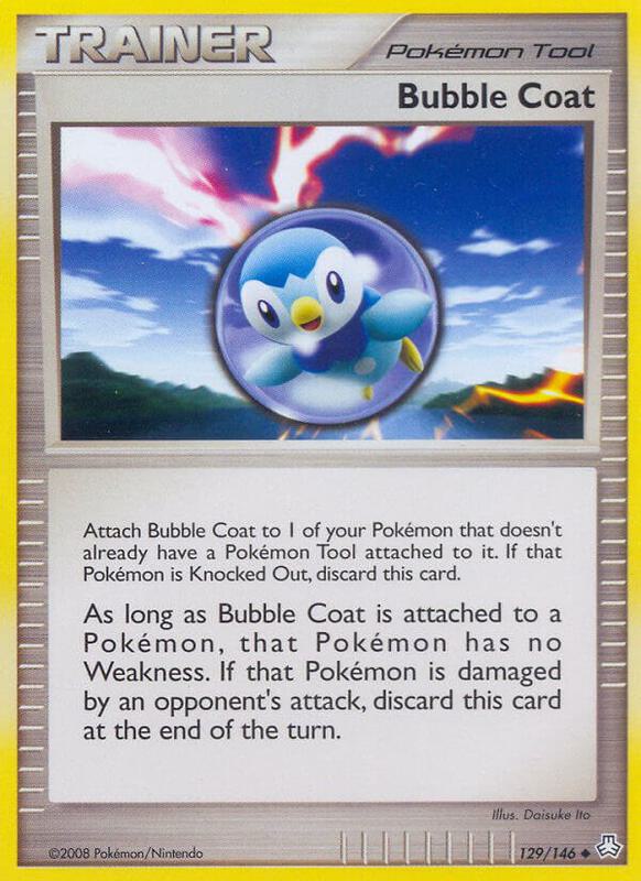 Bubble Coat Pokemon card from Legends Awakened