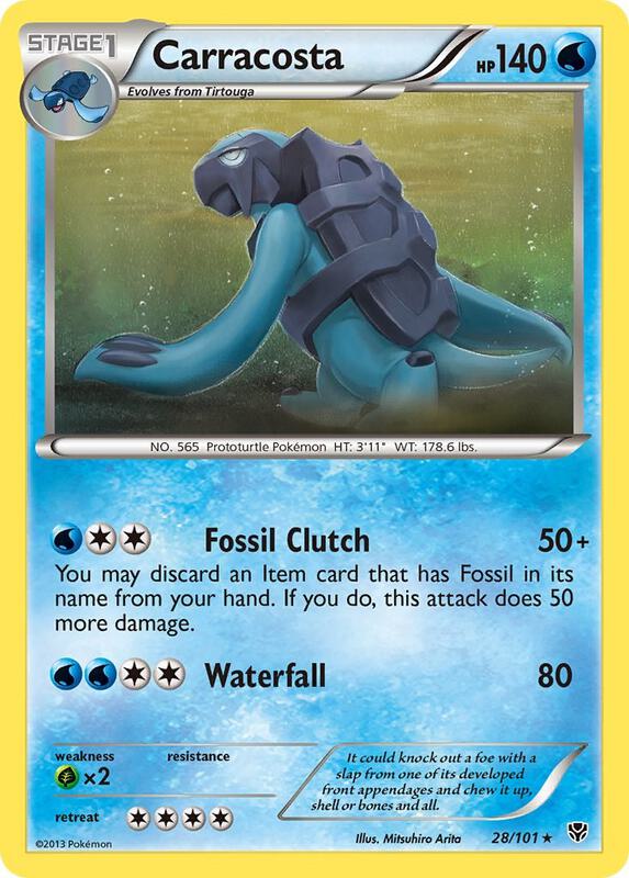 Carracosta Pokemon card from Plasma Blast