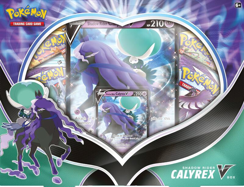 Shadow Rider Calyrex V Box Pokemon card from SWSH06: Chilling Reign