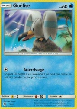 Wingull Pokemon card from McDonalds Collection 2018
