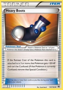Heavy Boots Pokemon card from BREAKthrough