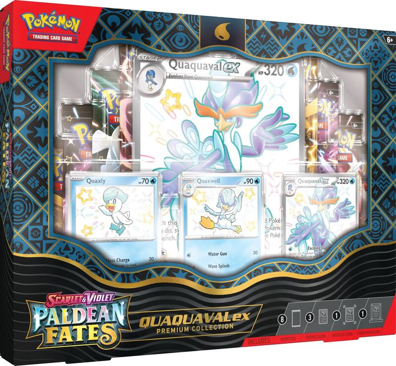 Paldean Fates Premium Collection [Quaquaval ex] Pokemon card from SV: Paldean Fates