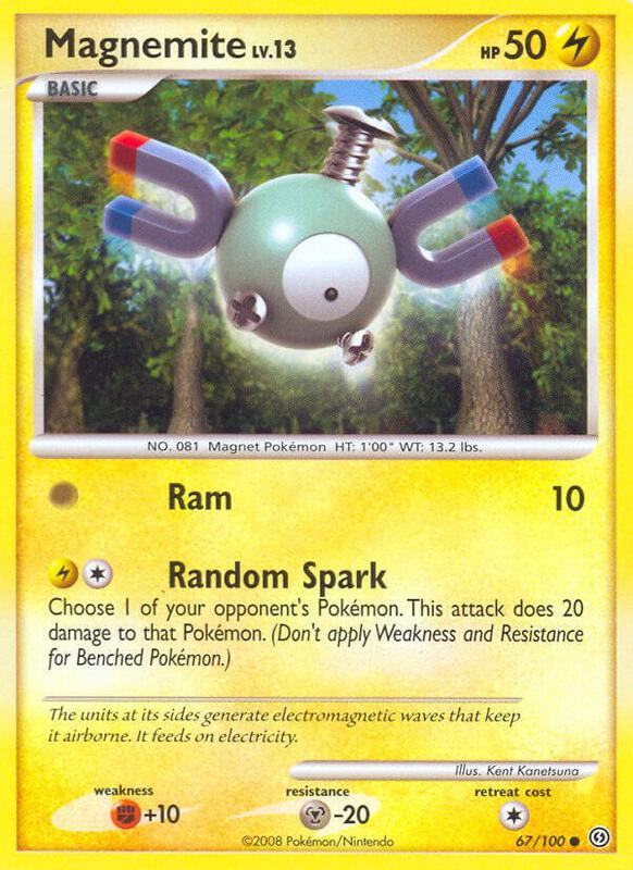 Magnemite (67) Pokemon card from Stormfront