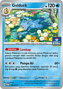 Golduck (SV-P/ID 256) Scarlet & Violet Indonesian Promos ID