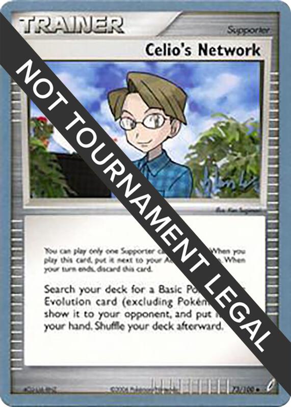 Celio's Network - 2008 (Dylan Lefavour) Pokemon card from World Championship Decks