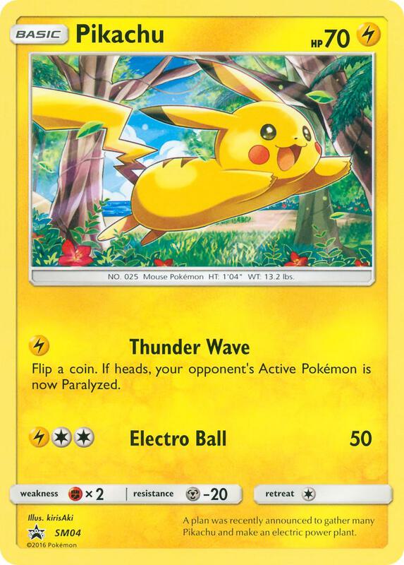 Pikachu - SM04 (Target Non-Holo) Pokemon card from SM Promos