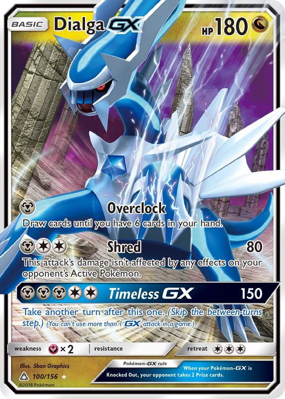 Dialga GX Pokemon card from SM - Ultra Prism