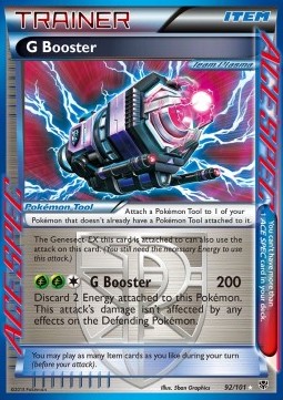G Booster Pokemon card from Plasma Blast