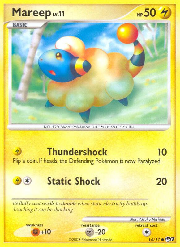 Mareep Pokemon card from POP Series 7