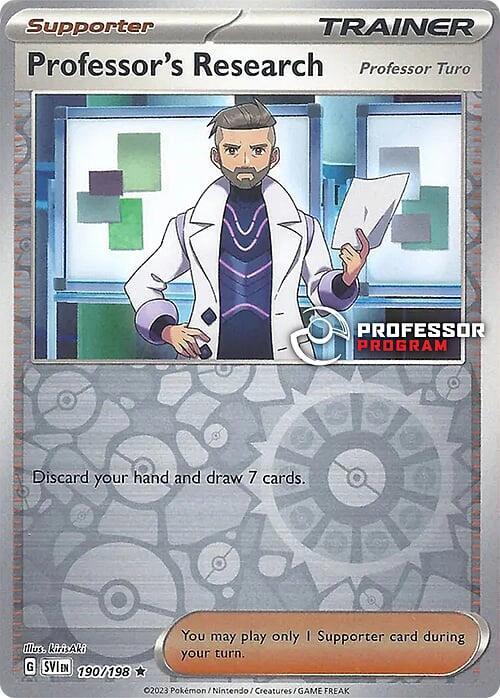 Professor's Research Pokemon card from Professor Program Promos