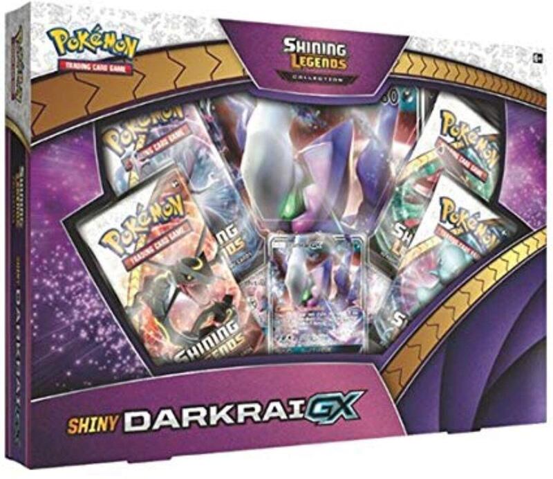 Shining Legends Collection: Shiny Darkrai GX Pokemon card from Shining Legends