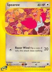 Spearow Pokemon card from Expedition