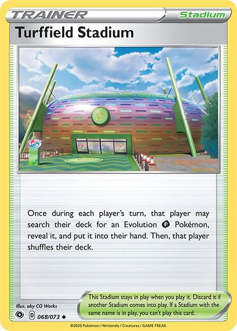 Turffield Stadium Pokemon card from Champion's Path