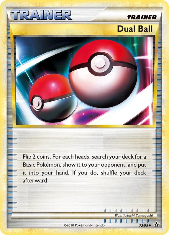 Dual Ball Pokemon card from Unleashed