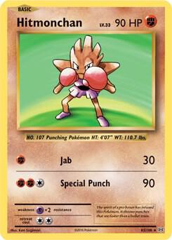 Hitmonchan Pokemon card from Deck Exclusives