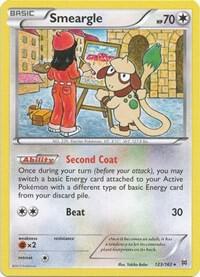 Smeargle Pokemon card from XY - BREAKthrough