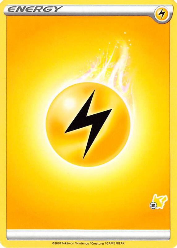 Lightning Energy (#31 Pikachu Stamped) Pokemon card from Battle Academy 2022