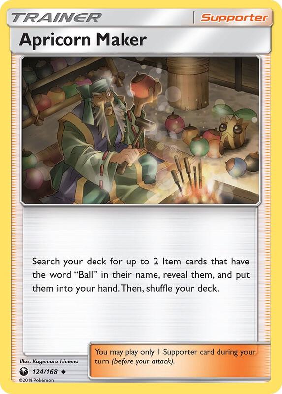 Apricorn Maker Pokemon card from SM - Celestial Storm