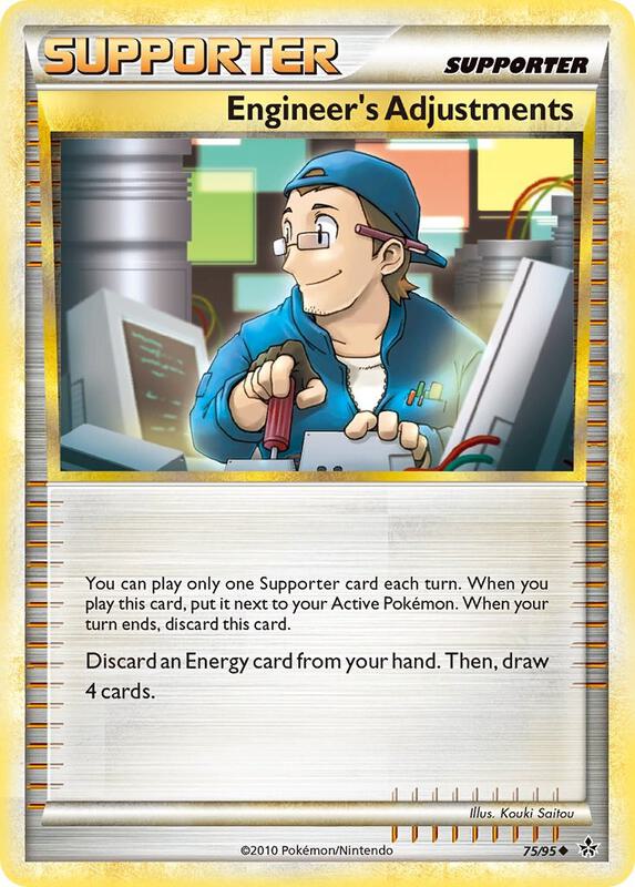 Engineer's Adjustments Pokemon card from Unleashed