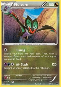 Noivern Pokemon card from BREAKthrough