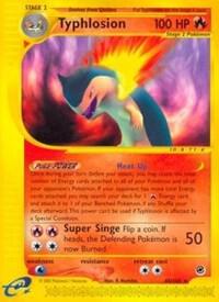 Typhlosion (65) Pokemon card from Expedition