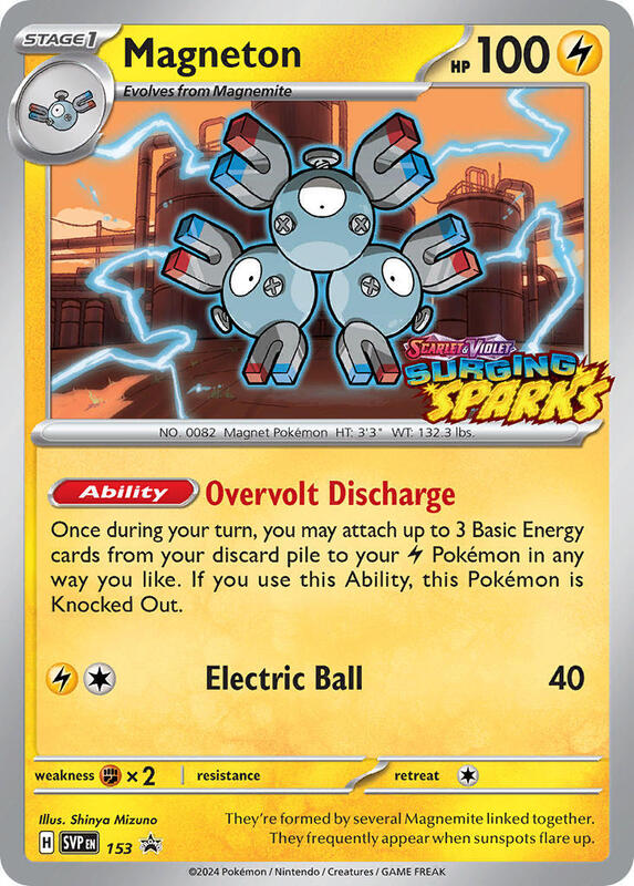 Magneton - 153 Pokemon card from SV: