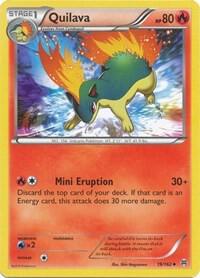 Quilava Pokemon card from XY - BREAKthrough