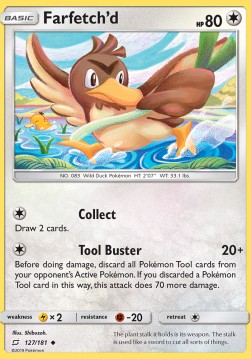 Farfetch'd Pokemon card from Team Up