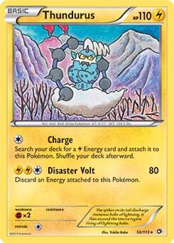 Thundurus Pokemon card from Deck Exclusives