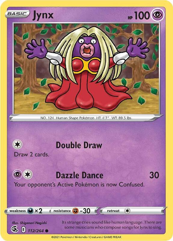Jynx Pokemon card from SWSH08: Fusion Strike