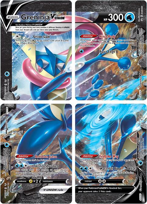 Greninja V-UNION [Set of 4] Pokemon card from SWSH: Sword & Shield Promo Cards