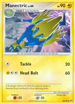 Manectric Lv.44 Pokemon card from Arceus