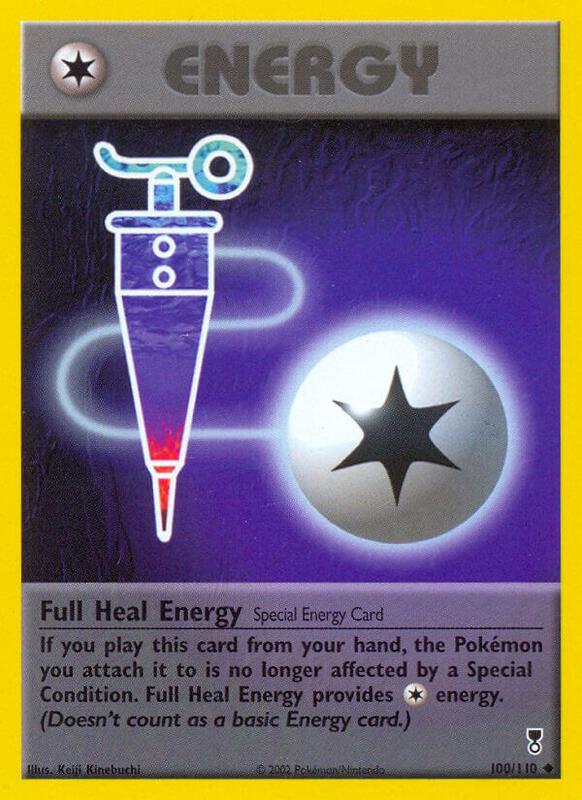 Full Heal Energy Pokemon card from Legendary Collection