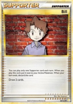 Bill Pokemon card from HeartGold SoulSilver