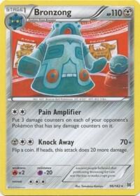 Bronzong Pokemon card from XY - BREAKthrough