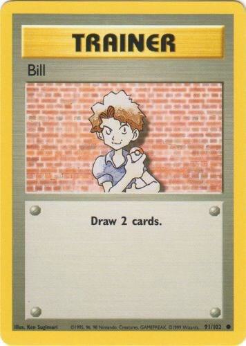 Bill Pokemon card from Base Set