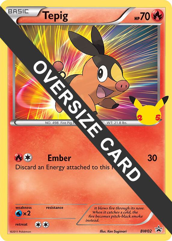 Tepig Pokemon card from First Partner Pack