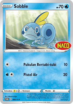 Sobble (S-P/ID 092) Sword & Shield Indonesian Promos ID
