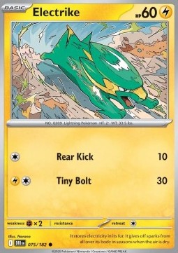 Electrike Pokemon card from Destined Rivals