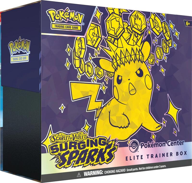 Surging Sparks Pokemon Center Elite Trainer Box (Exclusive) Pokemon card from SV08: Surging Sparks