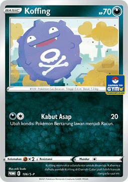 Koffing (S-P/ID 106) Sword & Shield Indonesian Promos ID