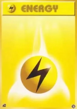 Lightning Energy Pokemon card from Intro Pack (Bulbasaur)