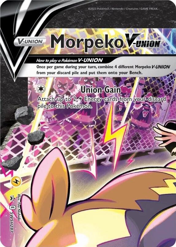 Morpeko V-Union - SWSH287 Pokemon card from SWSH: Sword & Shield Promo Cards