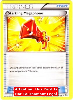 Startling Megaphone Pokemon card from Flashfire